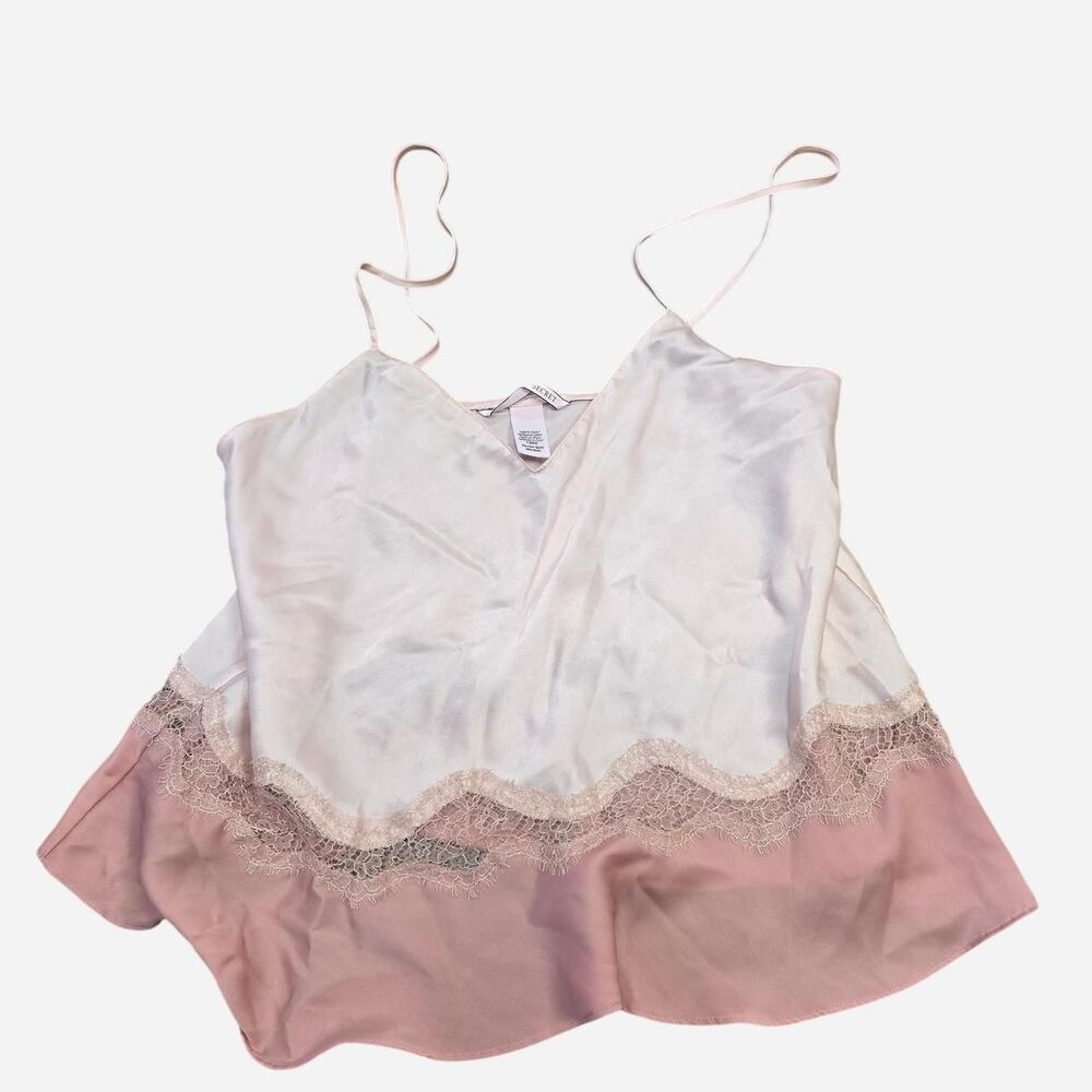 Victoria's Secret Women's Size XS pink ombre lace cami top and bottoms